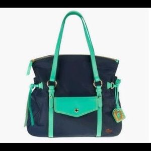 Dooney & Bourke Nylon Smith Tote with Leather Trim